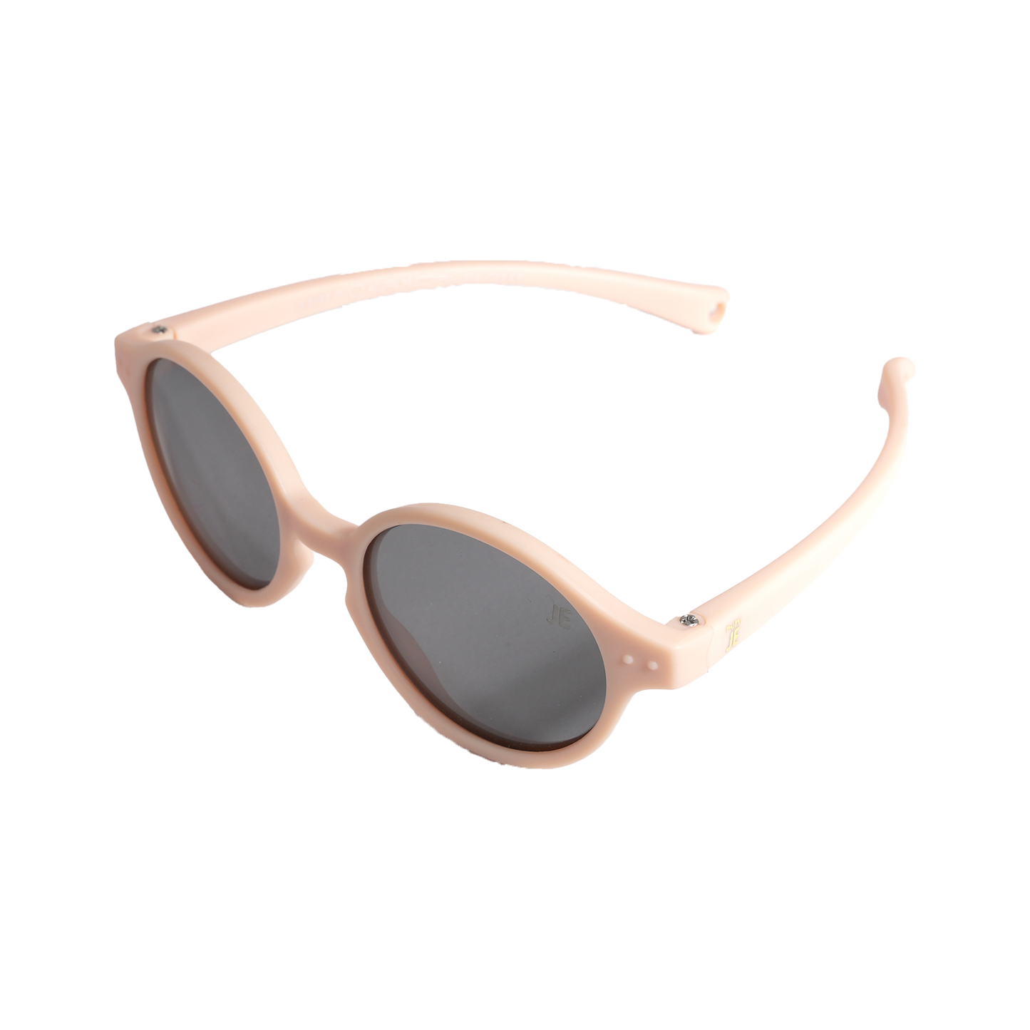 Mini Je Mini Sun pink kids polarized sunglasses with UV400 protection, BPA-free unbreakable frame for babies, toddlers, and children.
